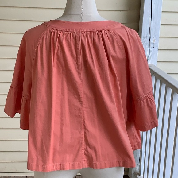 NWT Talbots Jackie Fit Blazer Plus Size 22W Petite Peach Coral Half Sleeve 22WP - Picture 2 of 8